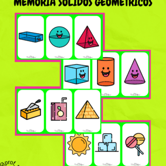 Memória sólidos geométricos