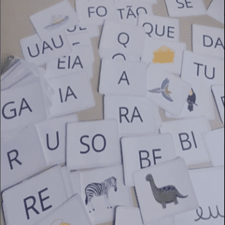 Cartões das sílabas