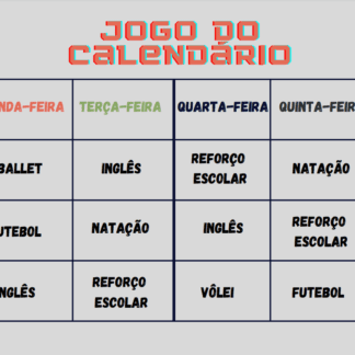 Jogo do Calendário