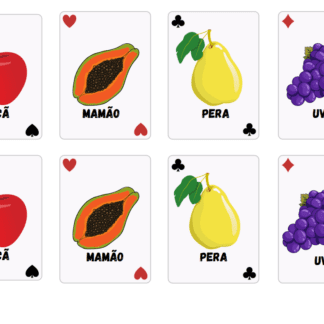 Baralho das frutas