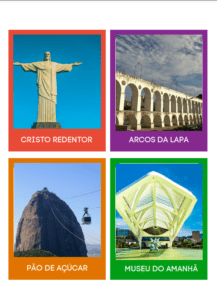 Pontos Turísticos RJ Jogo da Memória