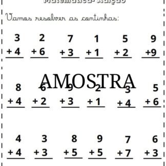 Operações: adição, subtração, multiplicação e divisão