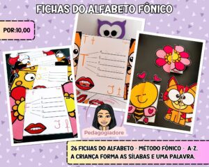 ⭐Fichas do Alfabeto Fônico