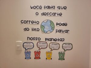 Mural sobre reciclagem