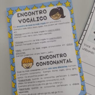 Encontro Vocálico e Consonantal