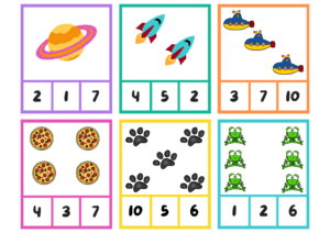Jogo dos números e quantidades