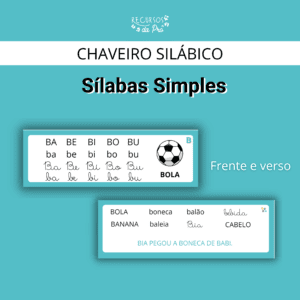 Chaveiro – Sílabas Simples