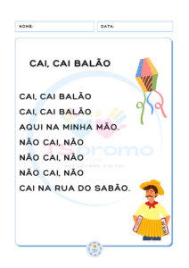 SEQUÊNCIA DIDÁTICA CAI CAI BALÃO