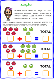 ATIVIDADE ADIÇÃO
