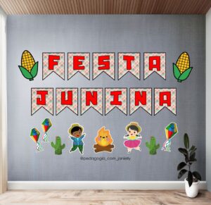 ARQUIVO – DECORAÇÃO BANDEIRINHAS FESTA JUNINA