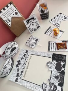 ARQUIVOS – KIT COM LEMBRANCINHAS FESTA JUNINA – XILOGRAVURA