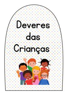 História na luva – Deveres das Crianças