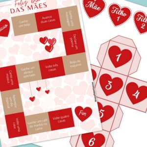 Jogo da trilha – Dia das Mães