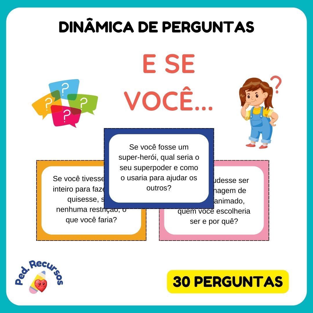Dinâmica quebra-gelo para usar com os alunos.