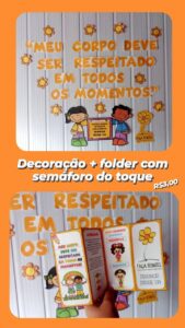 DECORAÇÃO + FOLDER MAIO LARANJA