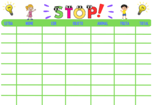 BRINCADEIRA STOP / ADEDONHA