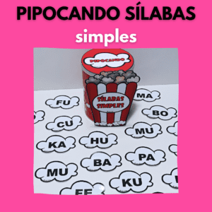 Pipocando sílabas simples