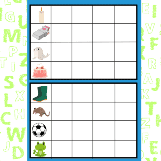 Loto leitura Sílabas simples