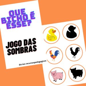 Jogo das sombras – Animais