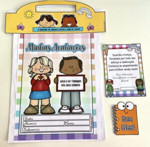 CAPA DE AVALIAÇÃO COM O TEMA CRIANÇAS 🍭