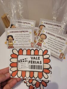 Lembrancinha Recesso Escolar