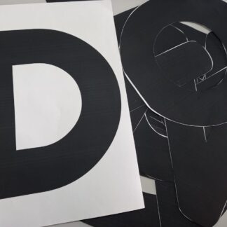 MOLDE DE LETRAS PARA PAINEL