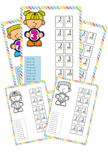 MULTIPLICAÇÃO DO 1 AO 10