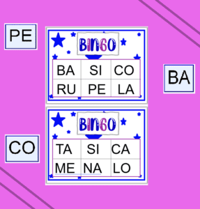 Bingo das Sílabas