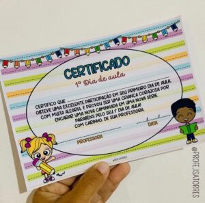 Primeiro dia de aula