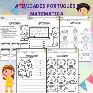 Atividades Português Matemática Volta às aulas