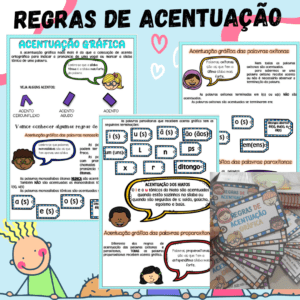 Kit Atividades Regras de Acentuação