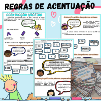 Kit Atividades Regras de Acentuação