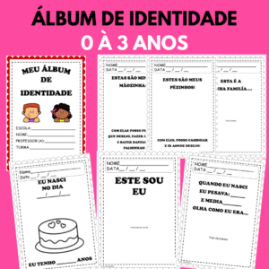 Álbum de identidade de 0 a 3 anos
