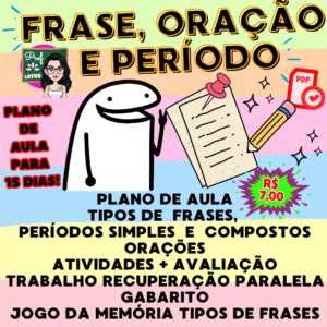 FRASE, ORAÇÃO E PERÍODO