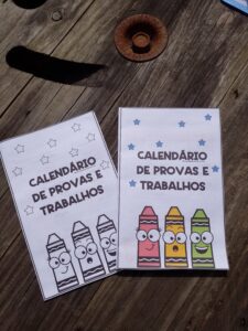 Calendário de Provas – Editável
