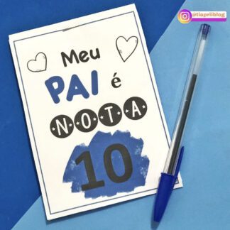 Bloquinho de anotações papai