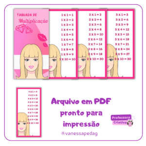 Tabuada da Barbie
