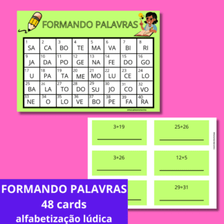 FORMANDO PALAVRAS