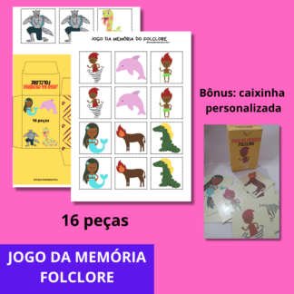 JOGO DA MEMÓRIA FOLCLORE