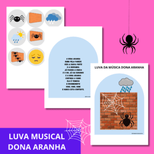 LUVA MUSICAL DONA ARANHA