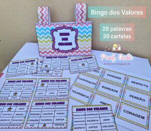 BINGO DOS VALORES