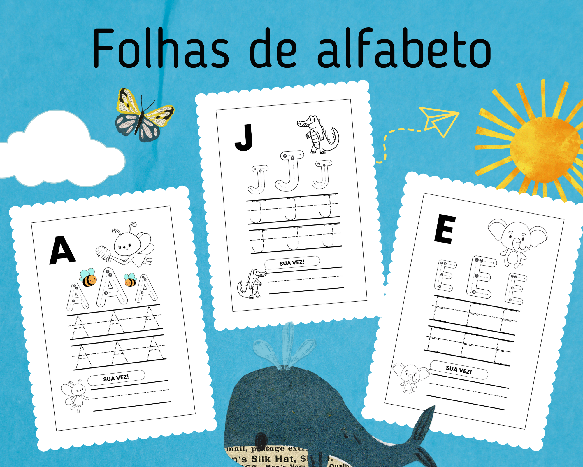 Alfabeto folhas