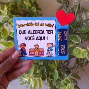 Lembrança de volta as aulas