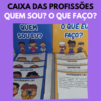 Caixa das profissões - Quem sou? O que faço?