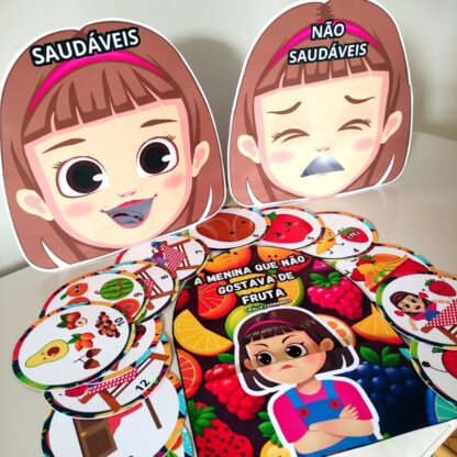 kit A menina que não gostava de fruta