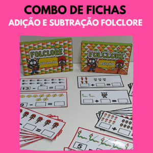 Combo de fichas – Adição e subtração folclore