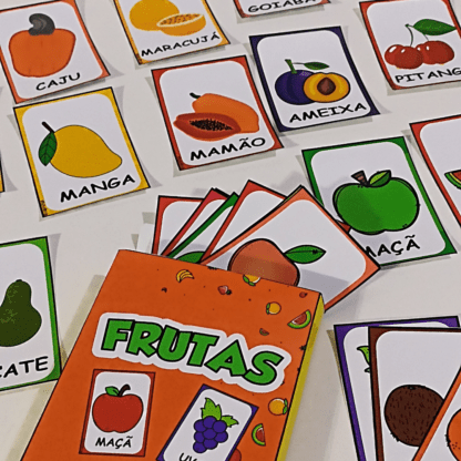Kit jogo da memória + fichas das frutas - Image 3