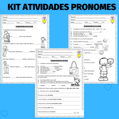 KIT ATIVIDADES PRONOMES - Image 5