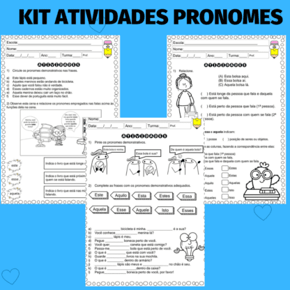 KIT ATIVIDADES PRONOMES - Image 8