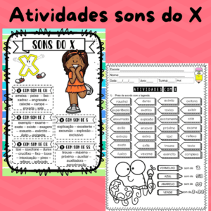 Atividades sons do x
